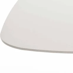 Viadurini Living Esstische-Moderner weißer Esstisch aus MDF mit Verzierung aus Eiche 100x200Clark