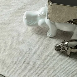 Viadurini Living Teppiche-Moderner Wohnzimmerteppich aus Baumwolle und Viskose, handgewebt - Silky