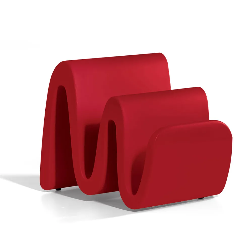 Viadurini Living Zeitungsständer-Moderner Zeitschriftenständer aus farbigem Polyethylen Made in Italy - Munoz