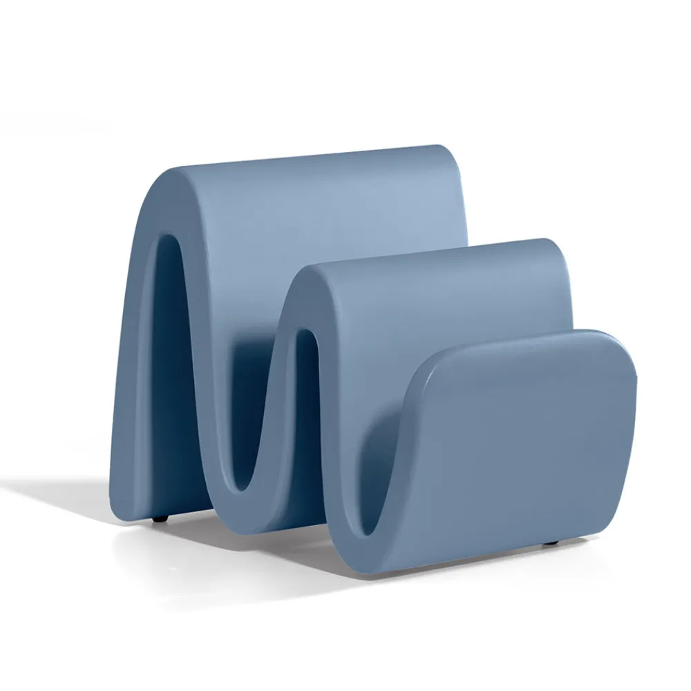 Viadurini Living Zeitungsständer-Moderner Zeitschriftenständer aus farbigem Polyethylen Made in Italy - Munoz