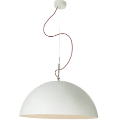 In-es.artdesign Moderne Pendelleuchten-Moderner zweifarbiger Kronleuchter Mezza Luna in Nebulite