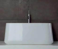 Viadurini Bathroom Keramikwaschbecken-Modernes Aufsatzspülbecken aus Keramik Made in Italy, Oliena