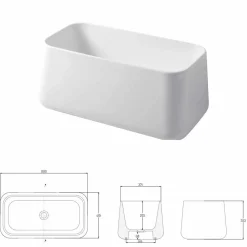 Viadurini Bathroom Keramikwaschbecken-Modernes Aufsatzspülbecken aus Keramik Made in Italy, Oliena