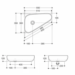 Viadurini Bathroom Farbige Waschbecken-Modernes Aufsatzwaschbecken aus goldener Keramik, hergestellt in Italy Sofia