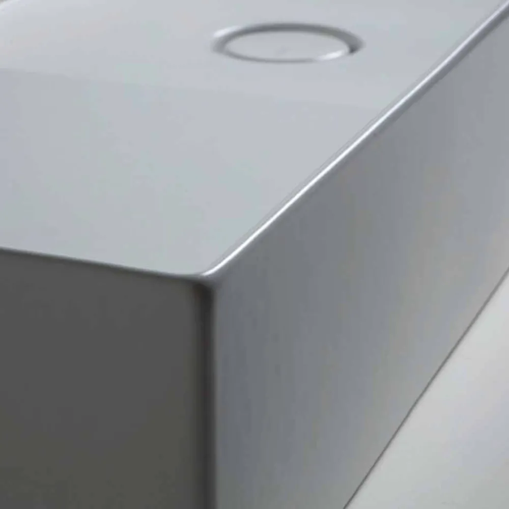 Viadurini Bathroom Farbige Waschbecken-Modernes Aufsatzwaschbecken aus weißer oder farbiger Keramik Sun 85x37 cm