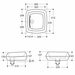 Viadurini Bathroom Farbige Waschbecken-Modernes Aufsatzwaschbecken aus goldener Keramik, hergestellt in Italien Simon