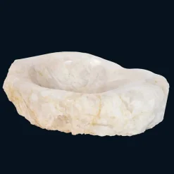 Viadurini Bathroom Steinwaschbecken-Modernes Aufsatzwaschbecken aus Quarzkristall Iva, handgemachtes Stück