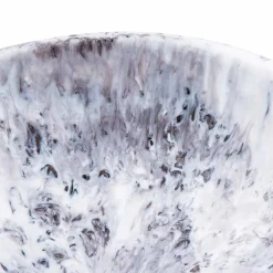 Viadurini Bathroom Harzwaschbecken-Modernes Aufsatzwaschbecken aus Lavabo-Dogliola-Harz in Schwarz und Braun