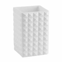 Viadurini Bathroom Badzubehör-Modernes Badezimmerzubehör aus weißem Harz oder Sandperlen