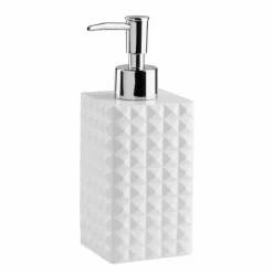 Viadurini Bathroom Badzubehör-Modernes Badezimmerzubehör aus weißem Harz oder Sandperlen