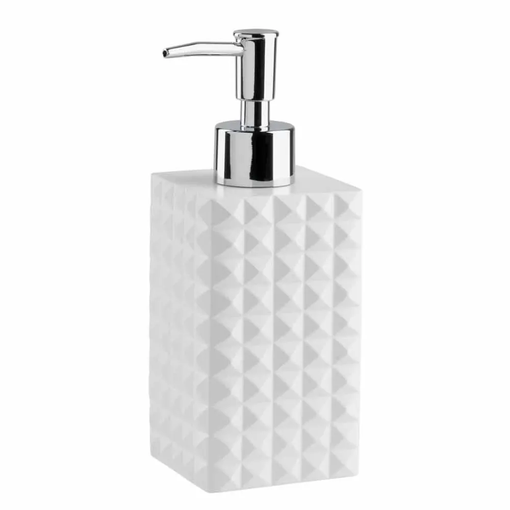 Viadurini Bathroom Badzubehör-Modernes Badezimmerzubehör aus weißem Harz oder Sandperlen