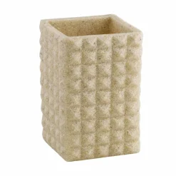 Viadurini Bathroom Badzubehör-Modernes Badezimmerzubehör aus weißem Harz oder Sandperlen