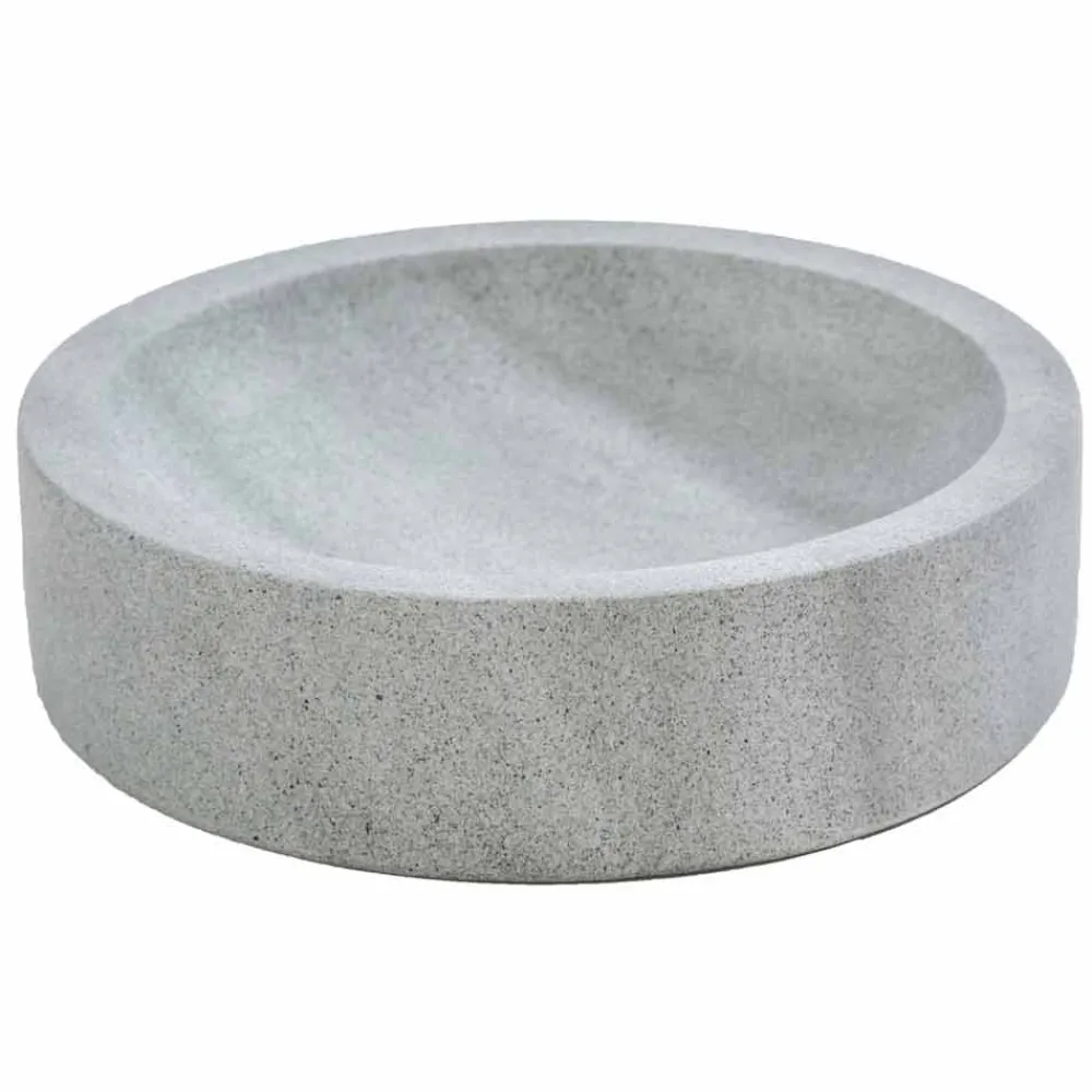 Viadurini Badzubehör-Modernes Badezimmerzubehör in grauem Stein Montale