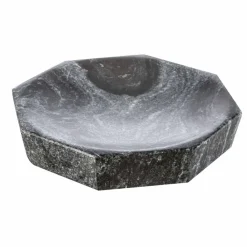 Viadurini Bathroom Badzubehör-Modernes Badezimmerzubehör aus grau geädertem Marmor Montafia