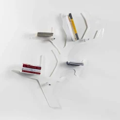 Viadurini Living Moderne Design Bücherregale-Modernes Bücherregal mit weißem Design von Carol, hergestellt in Italien