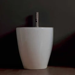 Viadurini Bathroom Bidet-Modernes Bidet aus Keramik Shine Square Rimless 54x35cm made in Italy