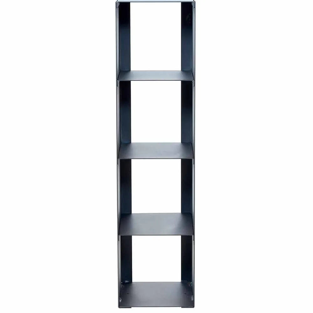 Viadurini Fire Design Moderne Design Bücherregale-Modernes Boden Bücherregal in Schwarz, Rot, Weiß, Grau Eisen Made in Italy - Cauro