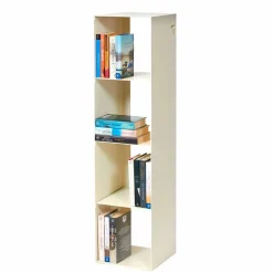 Viadurini Fire Design Moderne Design Bücherregale-Modernes Boden Bücherregal in Schwarz, Rot, Weiß, Grau Eisen Made in Italy - Cauro