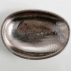 Viadurini Bathroom Farbige Waschbecken-Modernes Design Aufsatzwaschbecken, Keramik-silver, made Italy Glossy