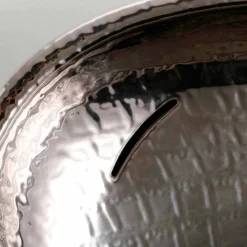 Viadurini Bathroom Farbige Waschbecken-Modernes Design Aufsatzwaschbecken, Keramik-silver, made Italy Glossy