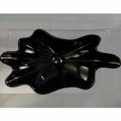 Viadurini Bathroom Farbige Waschbecken-Modernes Design Aufsatzwaschbecken, schwarze Keramik made Italy Rayan