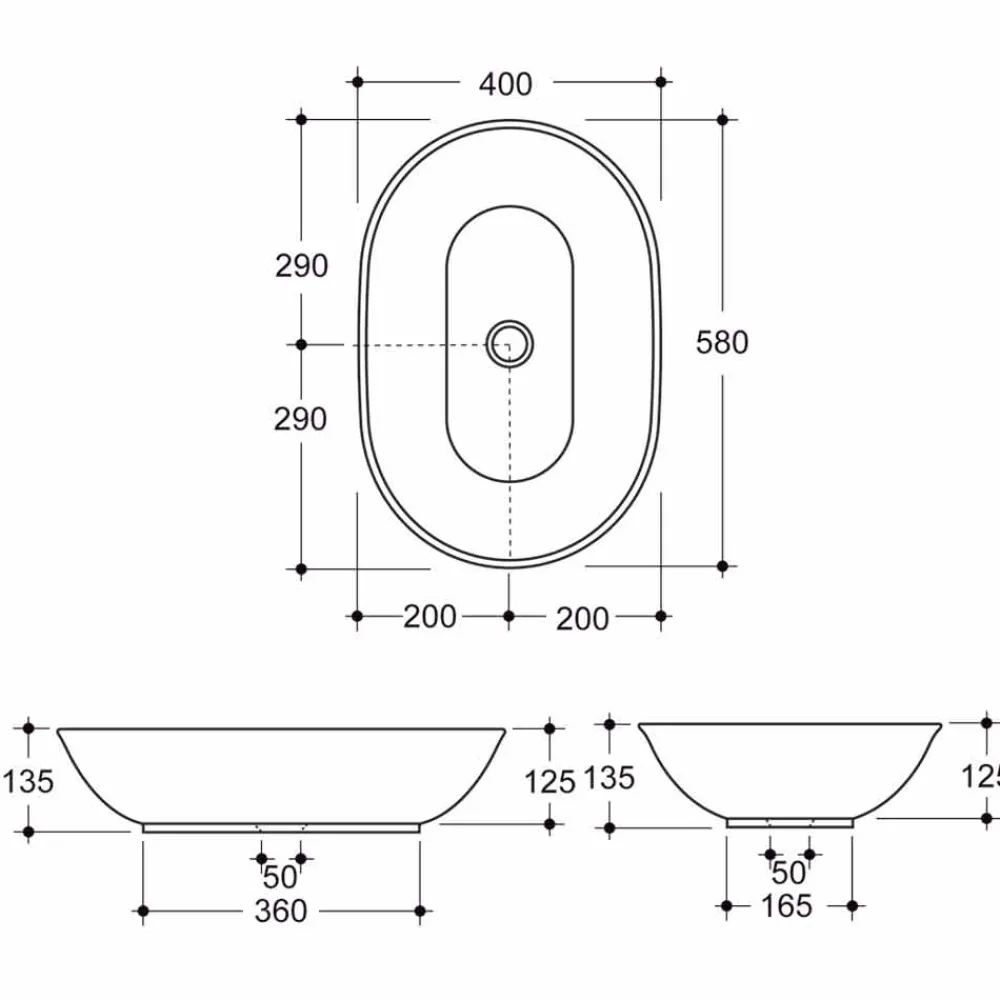 Viadurini Bathroom Keramikwaschbecken-Modernes Design Aufsatzwaschbecken aus Keramik made in Italy