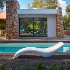 Myyour Sonnenliegen-Modernes Design Chaiselongue aus farbigem Polyethylen - Cloe von