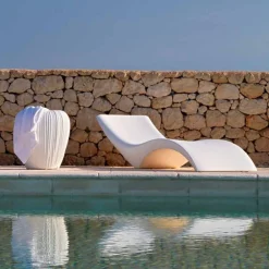 Myyour Sonnenliegen-Modernes Design Chaiselongue aus farbigem Polyethylen - Cloe von