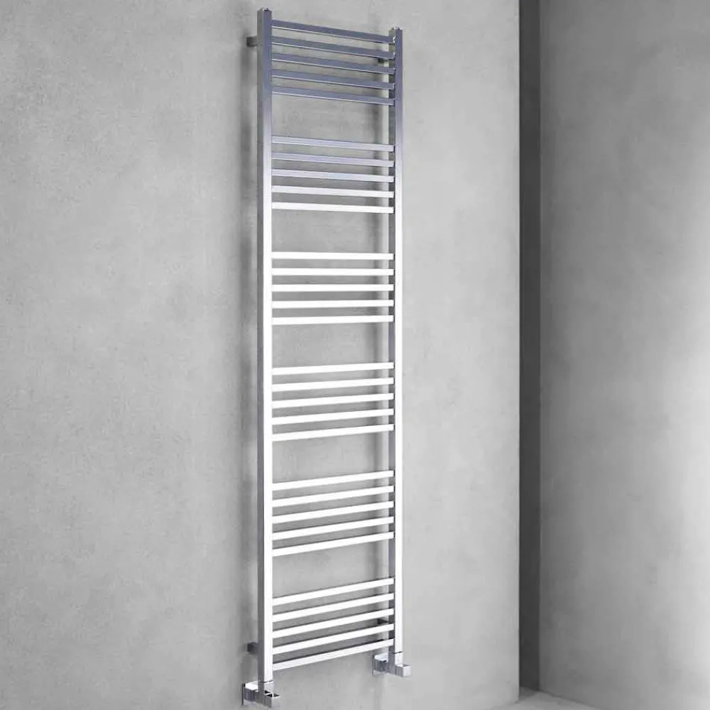 Viadurini Radiators Handtuchheizkörper Wasser-Modernes Design Chrom Kühlerwand 2 Größen bis zu 765 Watt - Turm