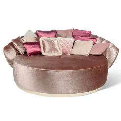 Viadurini Italian Sofas Klassische Sofas-Modernes Design Daybed Belle 2, hergestellt in Italien, Stoffbezug