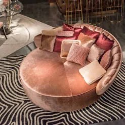 Viadurini Italian Sofas Klassische Sofas-Modernes Design Daybed Belle 2, hergestellt in Italien, Stoffbezug