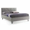 Viadurini Night Design Maßgeschneiderte Möbel|Polsterbetten-Modernes Design Doppelbett gepolstert mit Box Made in Italy - Ciottolino