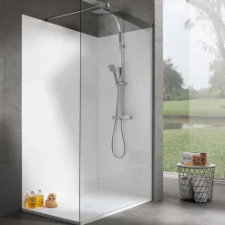 Viadurini Bathroom Rechteckige Duschwannen-Modernes Design Duschwanne 120x70 aus Samtharz - Estimo