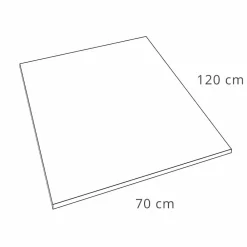 Viadurini Bathroom Rechteckige Duschwannen-Modernes Design Duschwanne 120x70 aus Samtharz - Estimo