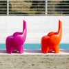 Myyour Gartenstühle Kunststoff|Moderne Stühle-Modernes Design Elefantenstuhl für Kinder, 4 farbige Stücke - Tino von