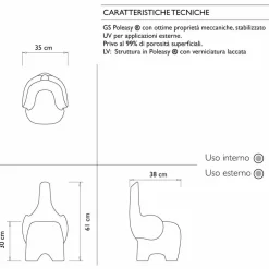 Myyour Gartenstühle Kunststoff|Moderne Stühle-Modernes Design Elefantenstuhl für Kinder, 4 farbige Stücke - Tino von