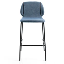 Viadurini Living Küchenhocker-Modernes Design Eleganter Wohnzimmerhocker aus Stoff mit Bordüre - Scarat