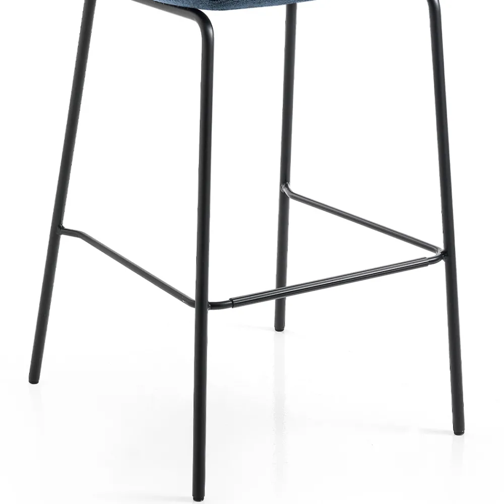 Viadurini Living Küchenhocker-Modernes Design Eleganter Wohnzimmerhocker aus Stoff mit Bordüre - Scarat