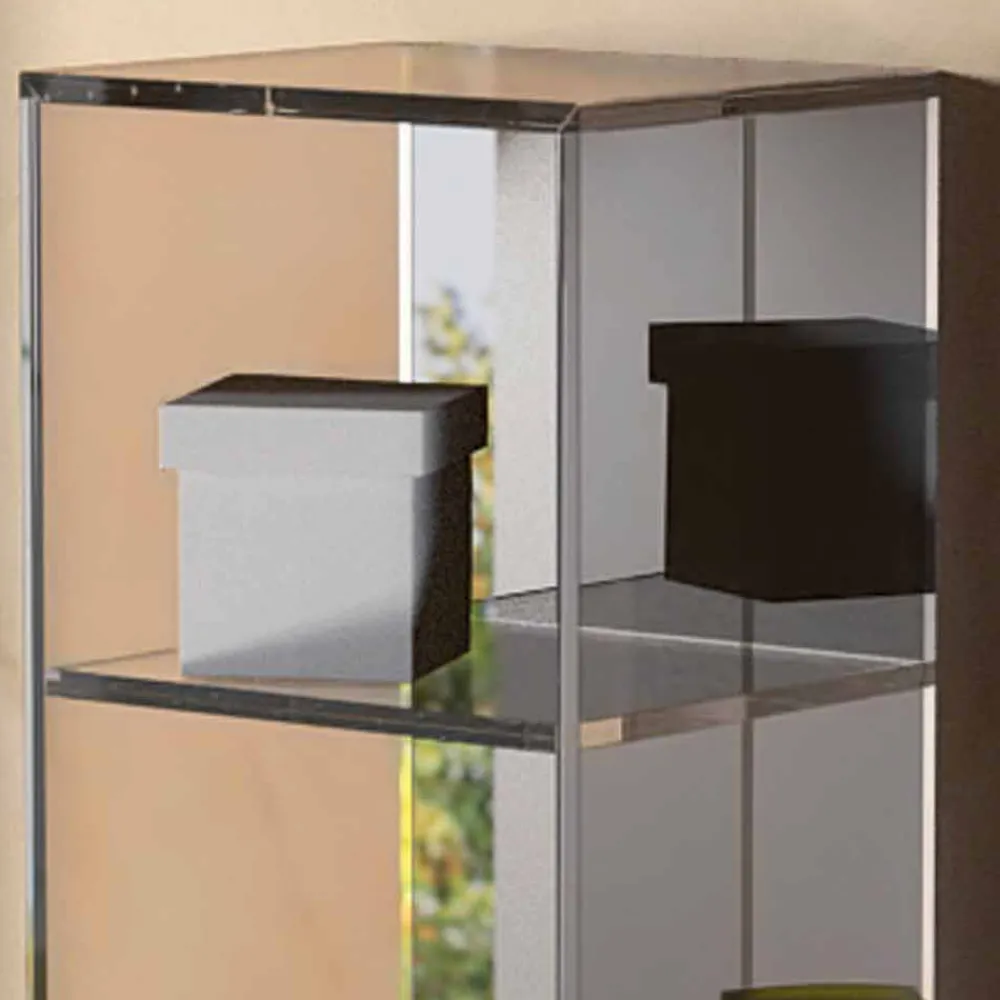 Viadurini Bathroom Badmöbel Hängend-Modernes Design 3-Fach-Speichereinheit, L180xH900 mm, Adelia