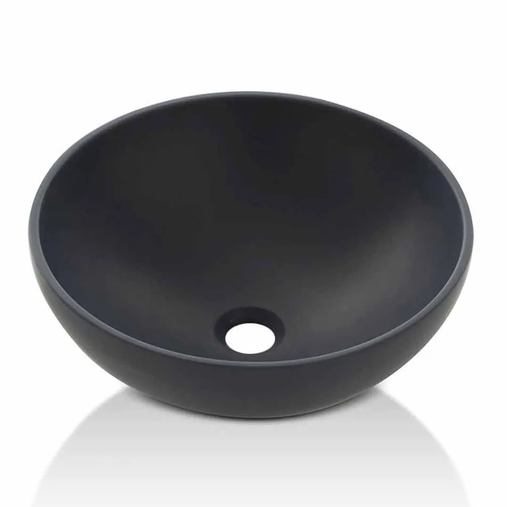 Viadurini Bathroom Harzwaschbecken-Modernes Design Harz Aufsatzwaschbecken Made in Italy - Cavan