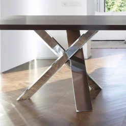 Viadurini Living Esstische Nach Mass|Esstische-Modernes Design Holztisch 270x120 cm made in Italy Tree
