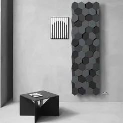 Viadurini Radiators Heizkörper Hydraulisch-Modernes Design Kühler in Stahl Vertikales Design 834 Watt - Honig