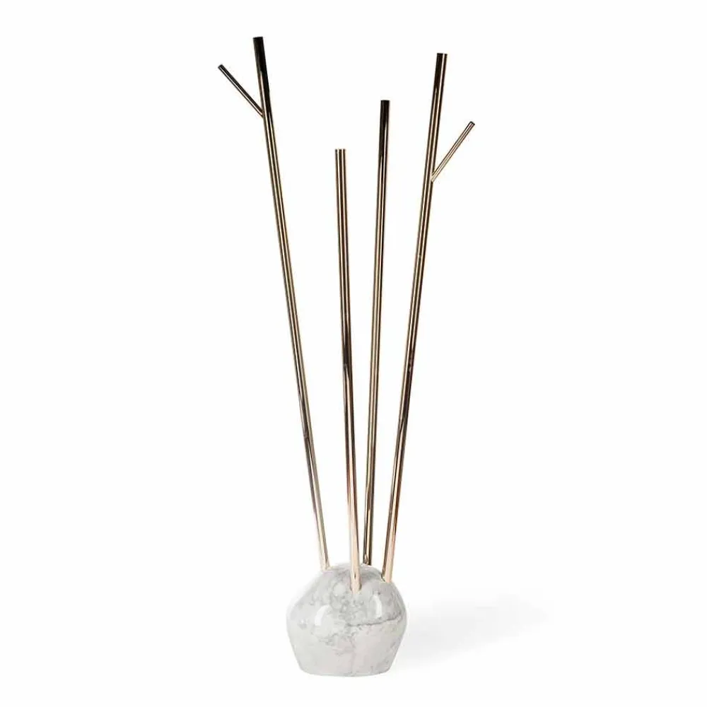 Viadurini Living Garderobenständer-Modernes Design Kleiderständer Zak, mit Marmorsockel, made in Italy