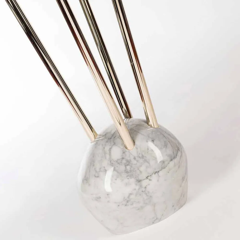 Viadurini Living Garderobenständer-Modernes Design Kleiderständer Zak, mit Marmorsockel, made in Italy