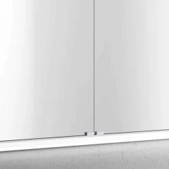 Viadurini Bathroom Badspiegel-Modernes Design LED-Einbau-Spiegel mit 2 Türen, Adele