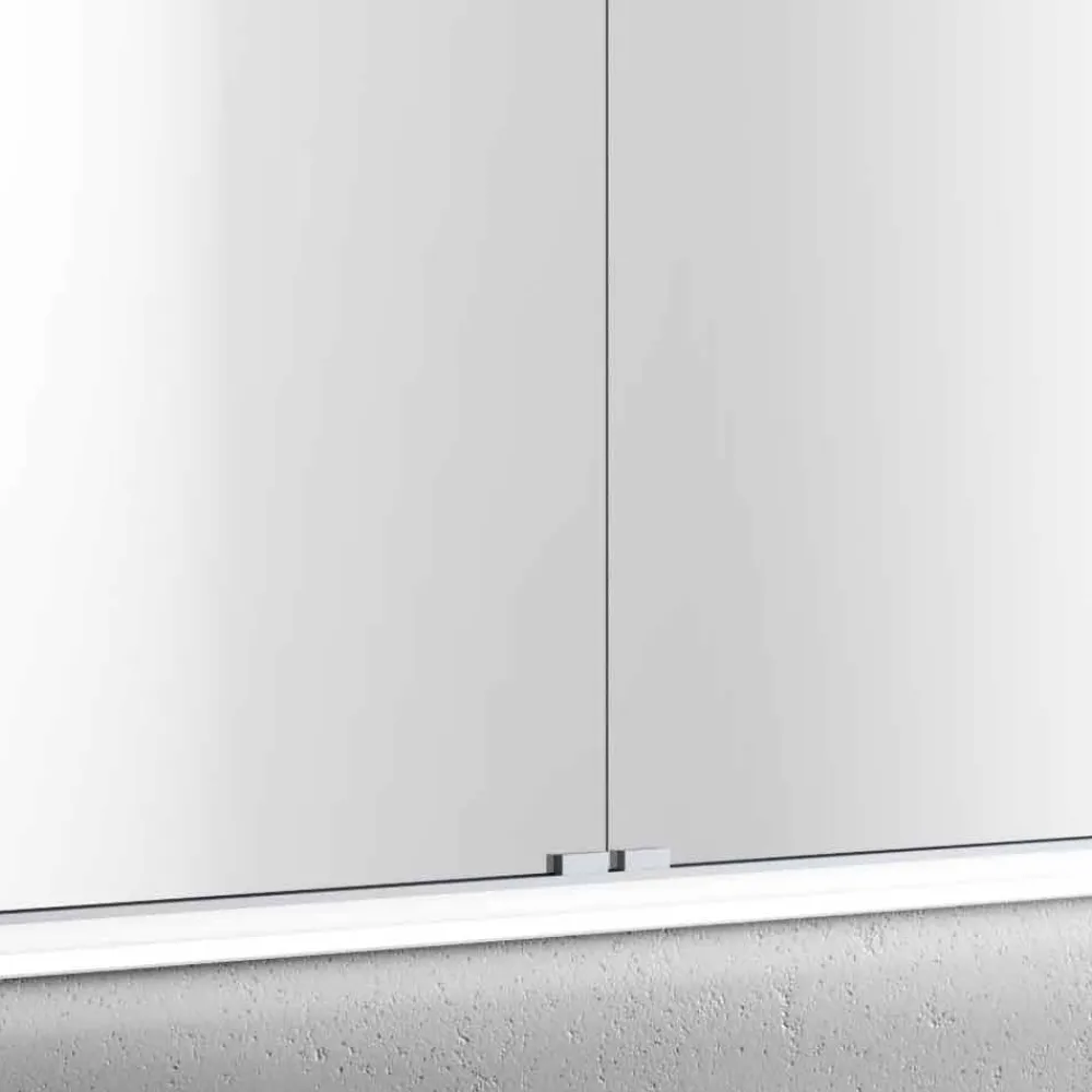 Viadurini Bathroom Badspiegel-Modernes Design LED-Einbau-Spiegel mit 2 Türen, Adele