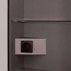 Viadurini Bathroom Badspiegel-Modernes Design LED-Einbau-Spiegel mit 2 Türen, Adele