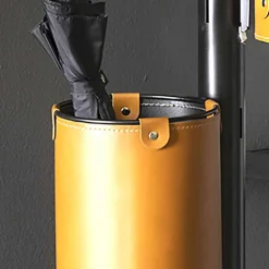 Limac Design Garderobenständer-Modernes Design Leder Kleiderbügel Made in Italy - Adelfo