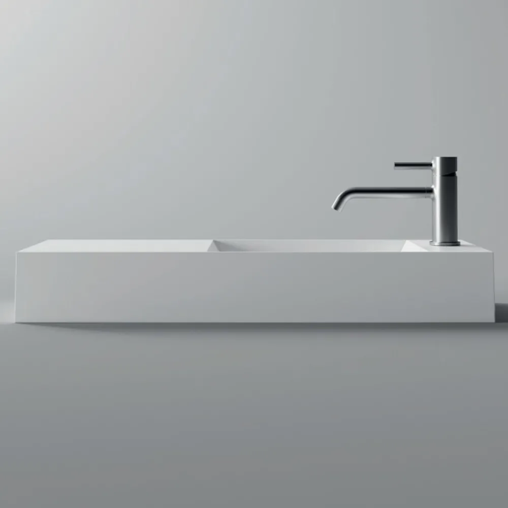 Viadurini Bathroom Keramikwaschbecken-Modernes Design Made in Italy Waschbecken aus weißer oder farbiger Keramik - Act