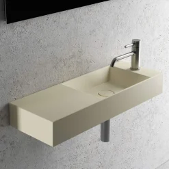 Viadurini Bathroom Keramikwaschbecken-Modernes Design Made in Italy Waschbecken aus weißer oder farbiger Keramik - Act